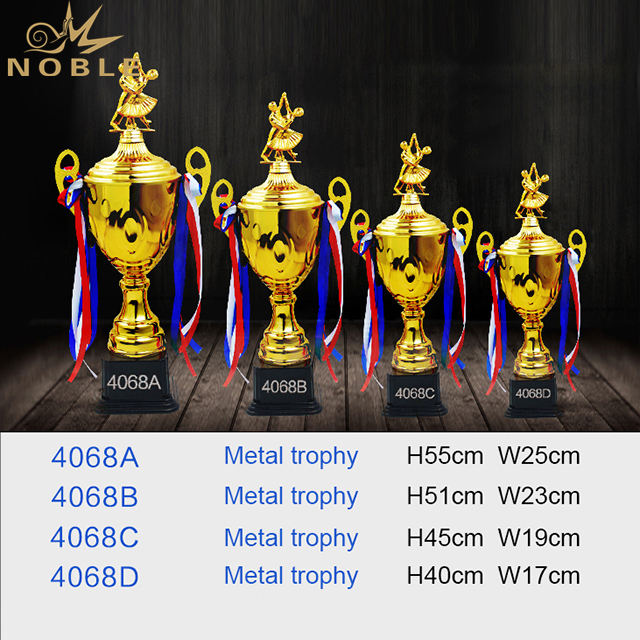 Dance Gold Metal Trophy Cup