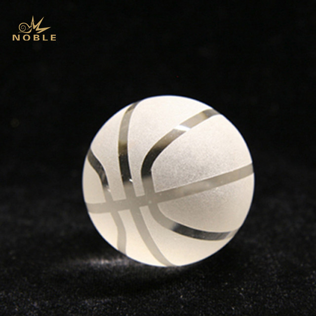 Custom Basketball Ball Crystal Award