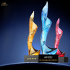 Corporate Gifts Liuli Trophy with Crystal Base