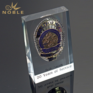 Custom Made Clear Crystal Award