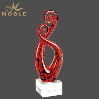 Indian Swirl Art Glass Award