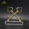 Metal Key Gold Trophy Award
