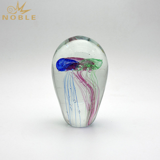 Colorful Jellyfish Art Glass Animal As Souvenir Gifts