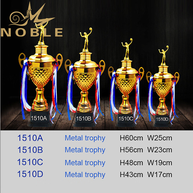 Championship Cup Metal Volleyball Trophy