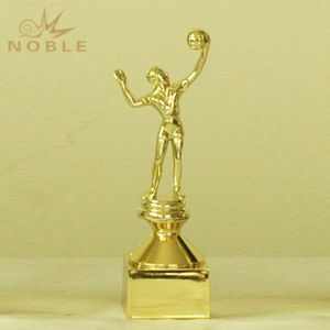 Noble Metal Volleyball Trophy As Souvenir Gifts