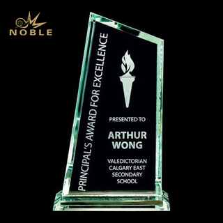 Jade Glass Plaque Awards Corporate Gifts