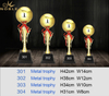 Noble New Design Gold Ball Unique Metal Trophy 
