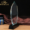 Noble High Quality Diamond Cutting Crystal Plaque Award with Custom Base 