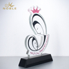 2020 Custom Made Crystal Cutout Sandblasted Trophy