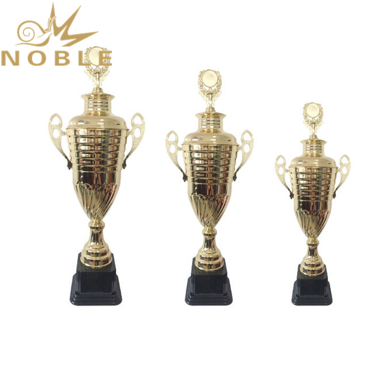 Custom Large Cups Outstanding Metal Body Building Trophy for Best Player