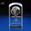 High Quality Custom Engraved Crystal 3D Laser Engraving Crystal Cube Anniversary Trophy
