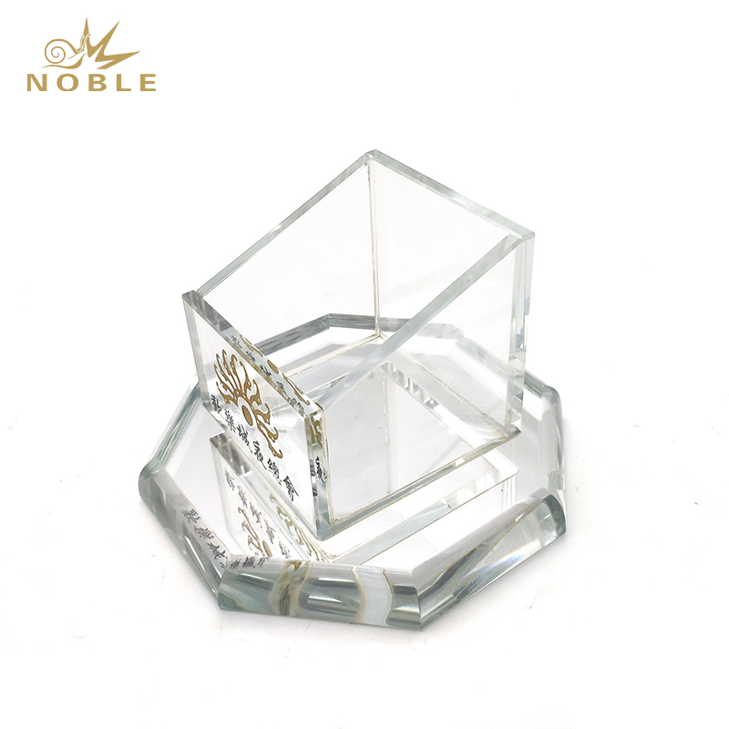 Popular Best Selling Custom Crystal Pen Holder with Your Logo Engraved