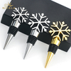 Wedding Gifts Silver Snowflake Wine Bottle Stopper