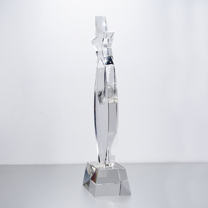 Custom Classic Crystal Star Trophy Blank Crystal Trophy