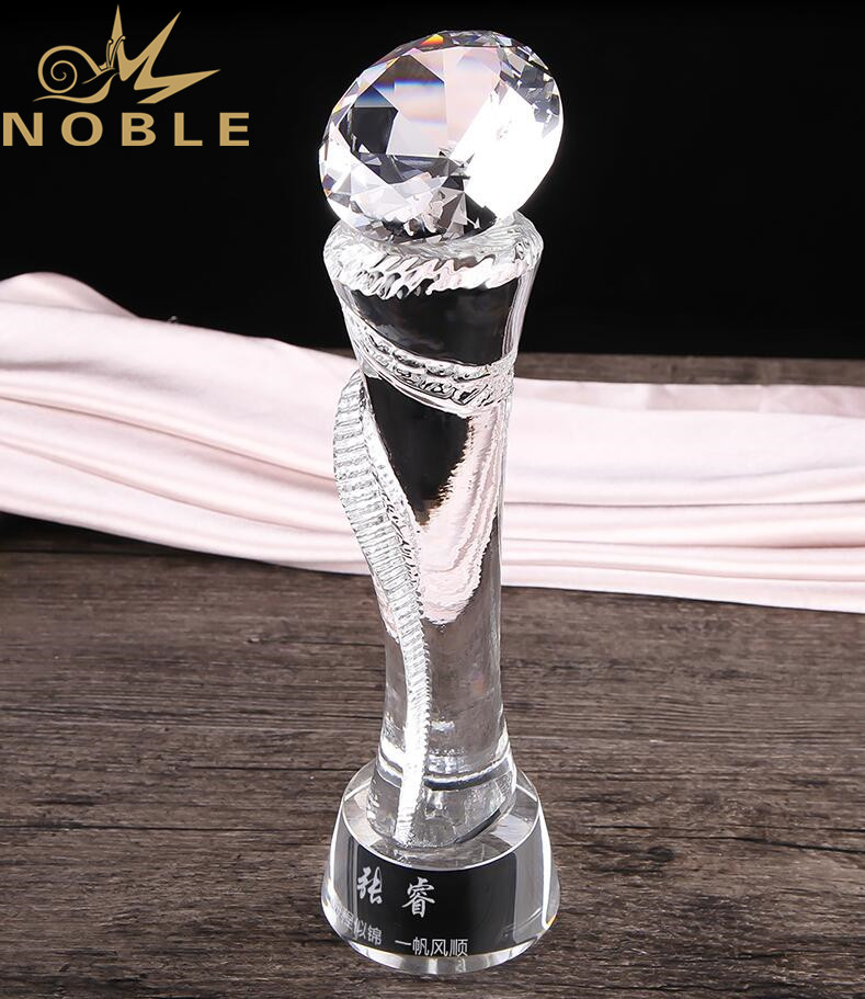 Noble Custom Crystal Diamond Trophy