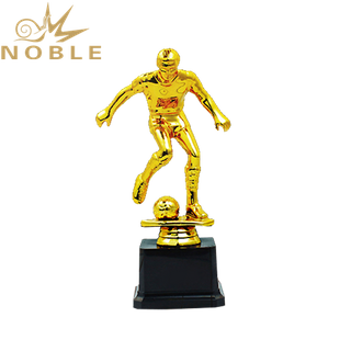 Shiny Gold Metal Scooer Player Figurine Award Trophy