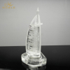 Customized Logo Text UAE Dubai Famous Landmark Crystal Replica Burj Al Arab Crystal Tourist Souvenir Gifts