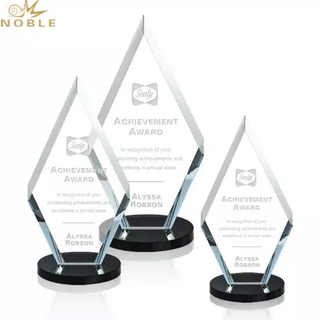 Best Selling Crystal Trophy Award With Your Own Logo Engraving