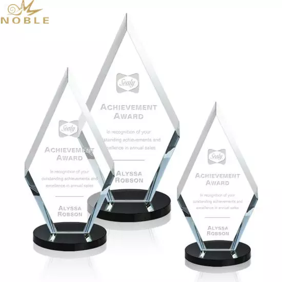 Best Selling Crystal Trophy Award With Your Own Logo Engraving