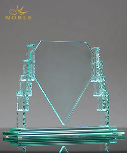 Best New Design High Quality Custom Blank Trophy Jade Glass Award