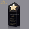 Desktop Gift Crystal Souvenir Award Decoration Home Crystal Trophy with Gold Silver