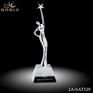 Star Award Unique Crystal Trophies With Base