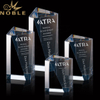 Custom Engraving Clear Crystal Cube Award