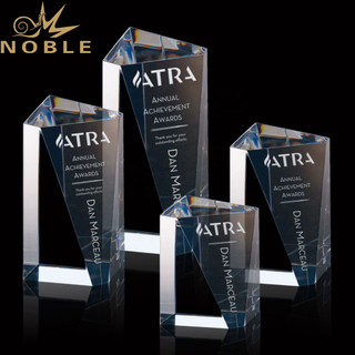 Custom Engraving Clear Crystal Cube Award