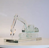 High Quality Custom Crystal Anniversary Gifts 3D Crystal Excavator Model