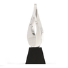 High Quality Customized Shape Gold Silver Bronze Metal Flame Business Gift Custom Logo Trophy Awards