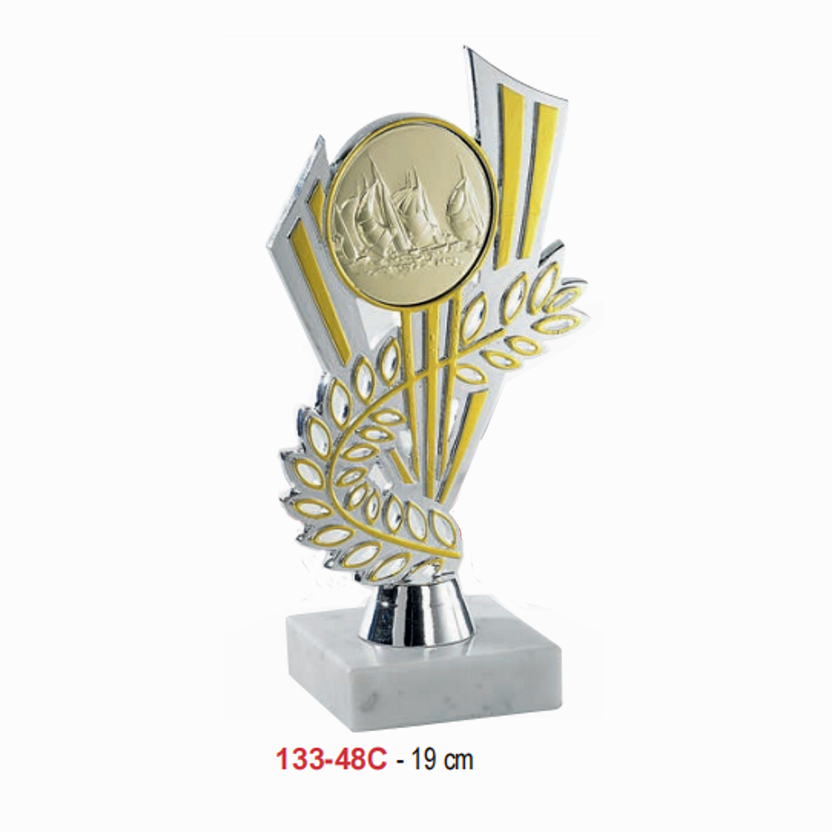 2024 New Design Different Size Custom Made Marble Base Sports Golf Soccer Basketball Marathon Custom Logo Gold Metal Star Trophy Cup 