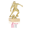 2024 New Design Different Size Custom Made Marble Base Sports Golf Soccer Basketball Marathon Custom Logo Gold Metal Soccer Trophy Cup 