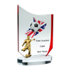 Noble Manufacturer Wholesale Glass Plaque With Custom Printing Logo UK Gift Personalized Sports Soccer Trophy Award Hand Crafts