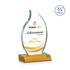Noble Wholesale Cheap Different Color Options Outdoor Sports Business Gift Custom Personalized Logo Glass Trophy Award Plaque