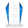 Noble Wholesale Cheap Different Color Options Outdoor Sports Business Gift Custom Personalized Logo Glass Trophy Award Plaque
