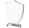 Noble Honor Shield Crystal Glass Outdoor Sports Customized Personalized Bespoke Logo Golf Trophy Award
