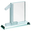 Noble High Quality Glass Business Gift Sports Awards Custom Bespoke Logo Golf A Hole in One Trophy Hand Craft
