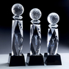 Noble High Quality 3D Laser Crystal Business Gift Sports Awards Custom Bespoke Logo Golf A Hole in One Trophy Hand Craft