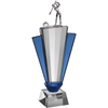 Noble Manufacturer Golf Figure Crystal Glass Outdoor Sports Gift Customized Personalized Bespoke Logo Golf Trophy Award Craft