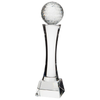 Noble Manufacturer Golf Ball Crystal Glass Outdoor Sports Gift Customized Personalized Bespoke Logo Golf Trophy Award Hand Craft