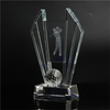 Noble High Quality K9 Crystal With 3D Laser Business Gift Sports Awards Custom Bespoke Logo Golf A Hole in One Trophy Hand Craft