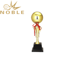 Noble New Design Gold Ball Unique Metal Trophy 
