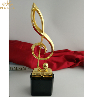 Custom High Grade Metal Crystal Music Trophy Award