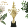 Free Logo Printing Custom Metal Swimming Trophy Awards