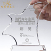 High Quality Custom Engraving Flying Bird Crystal Custom Trophy