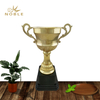 Noble Gold Plated Metal Champion Cup Trophy for Cycling Competitions