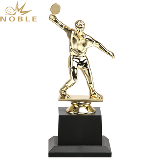 New Design Plastic Figurine Award Custom Sports Table Tennis Trophy