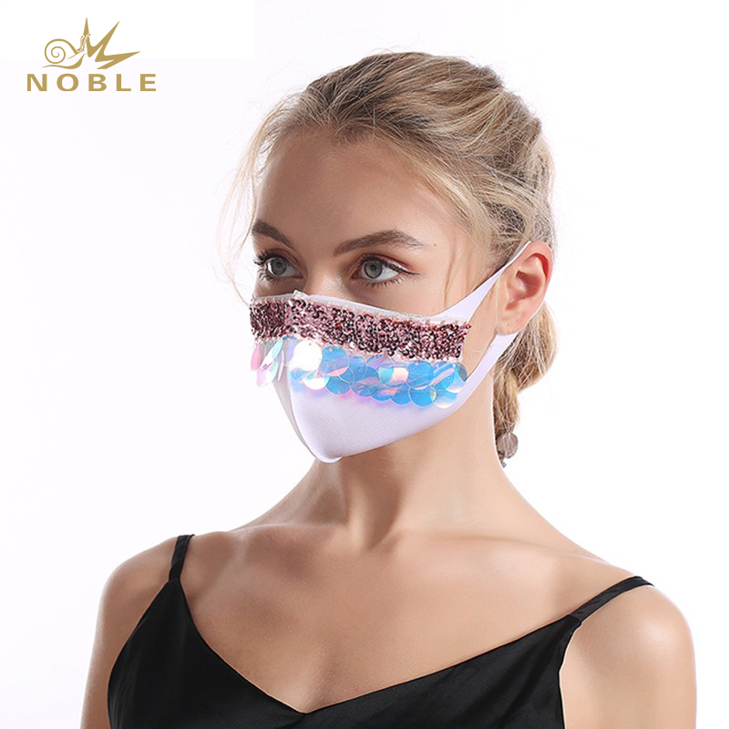 Wholesale 2020 China Supplier New Style Rhinestone Party Fashion Face Mask with Design 