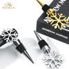 Wedding Gifts Silver Snowflake Wine Bottle Stopper