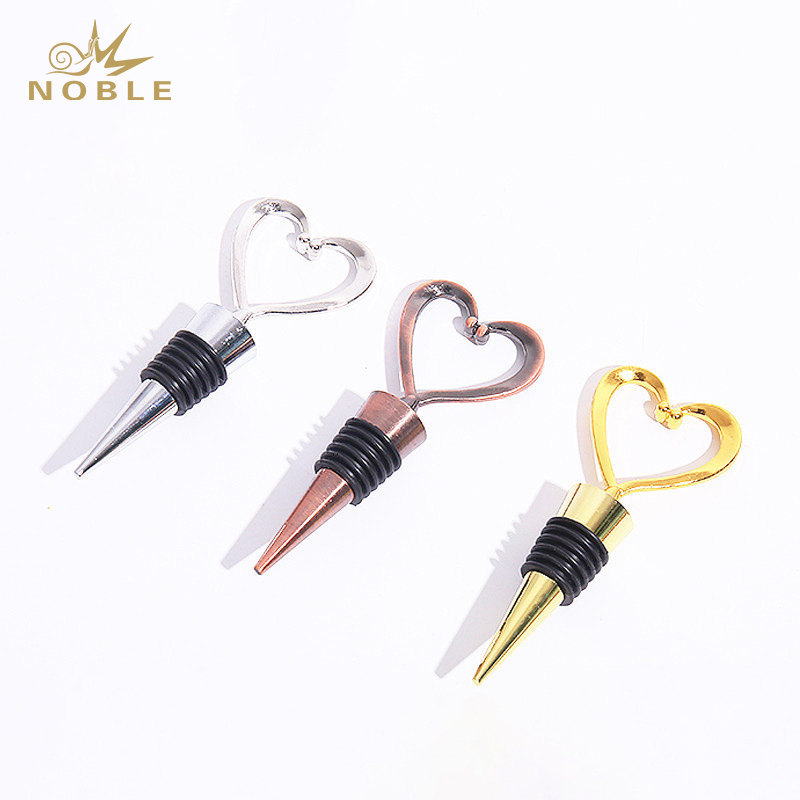 Amazon Hot Sale Promotional Metal Wine Bottle Stopper with Screw